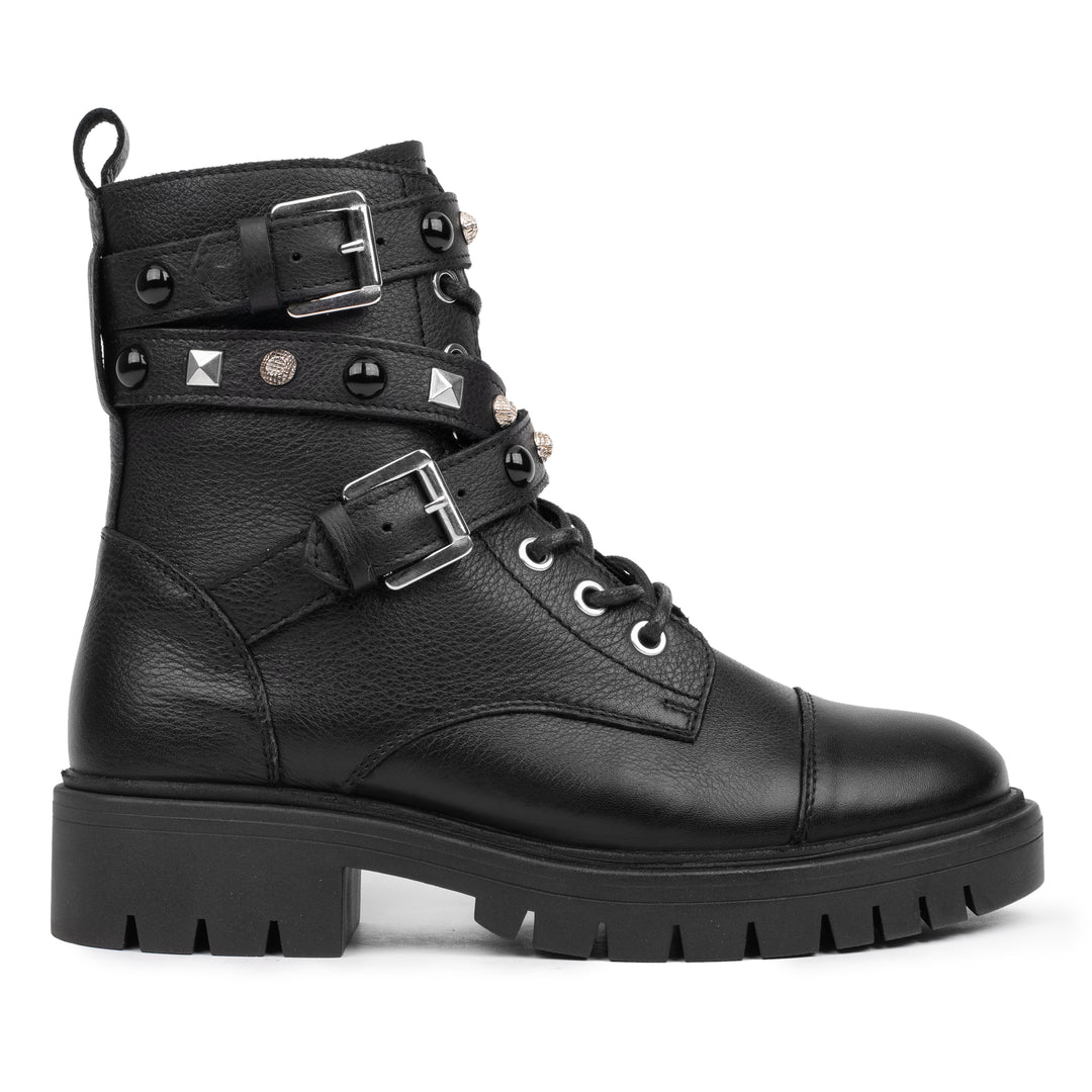 LAURIE GEM BICKER Black Leather