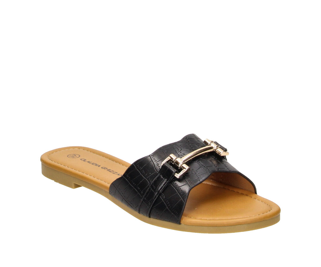 OLIVIA SLIPPER Black