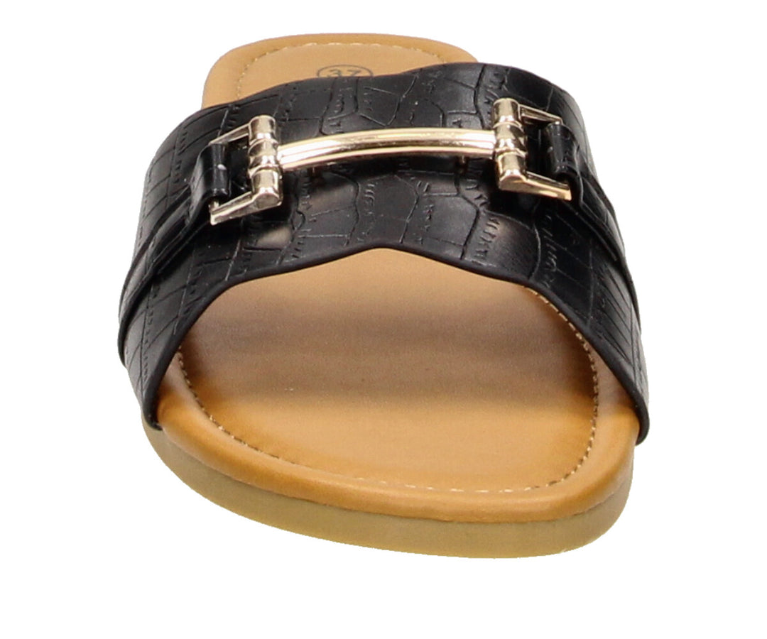 OLIVIA SLIPPER Black
