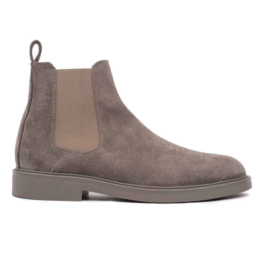 BEATENBERG CHELSEA Taupe Leather Suede