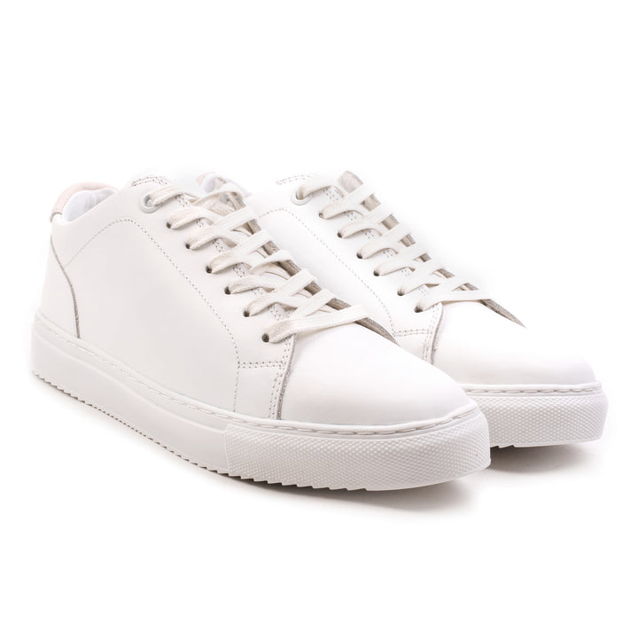 ALFA STAR White/Pink Leather