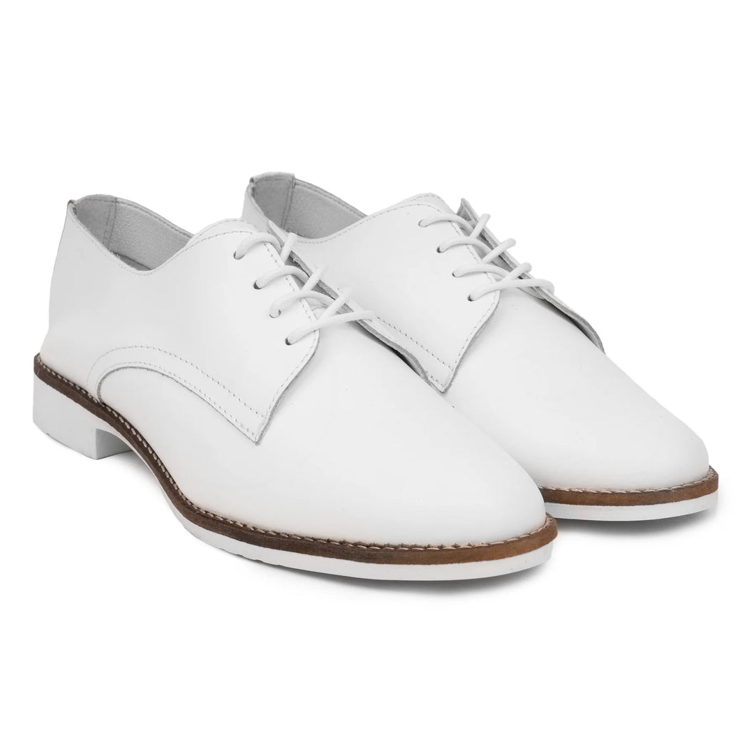 CODE SHOE White Leather