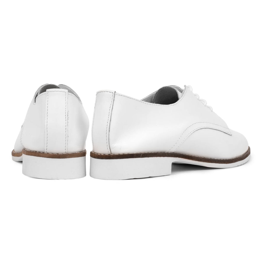 CODE SHOE White Leather