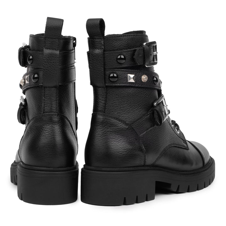 LAURIE GEM BICKER Black Leather