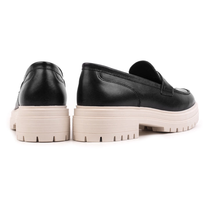 Leyton loafer saddle negru ows