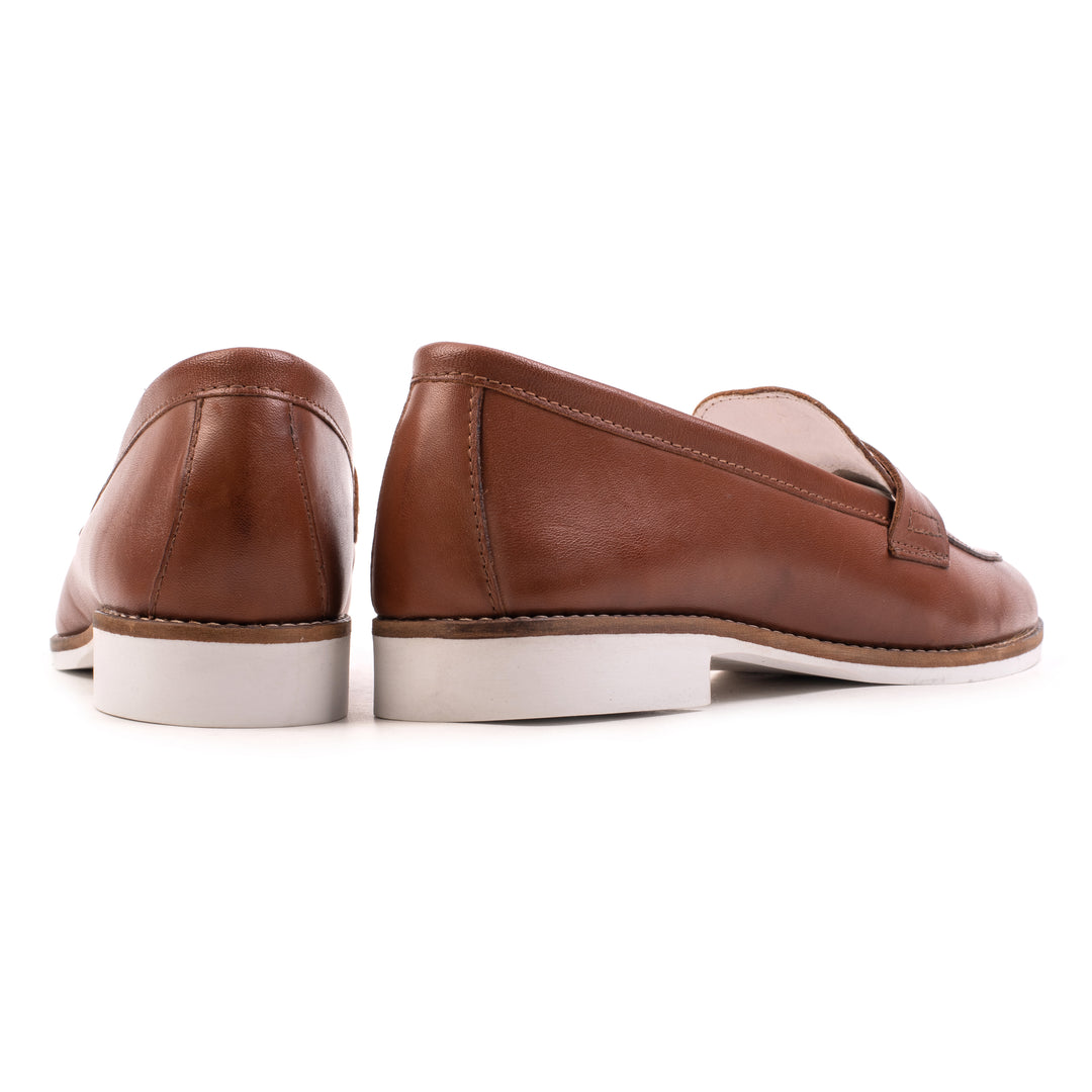 CODE LOAFER Cognac Leather