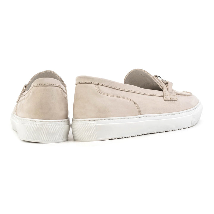 ALFA CHAIN LOAFER Beige Nubuck