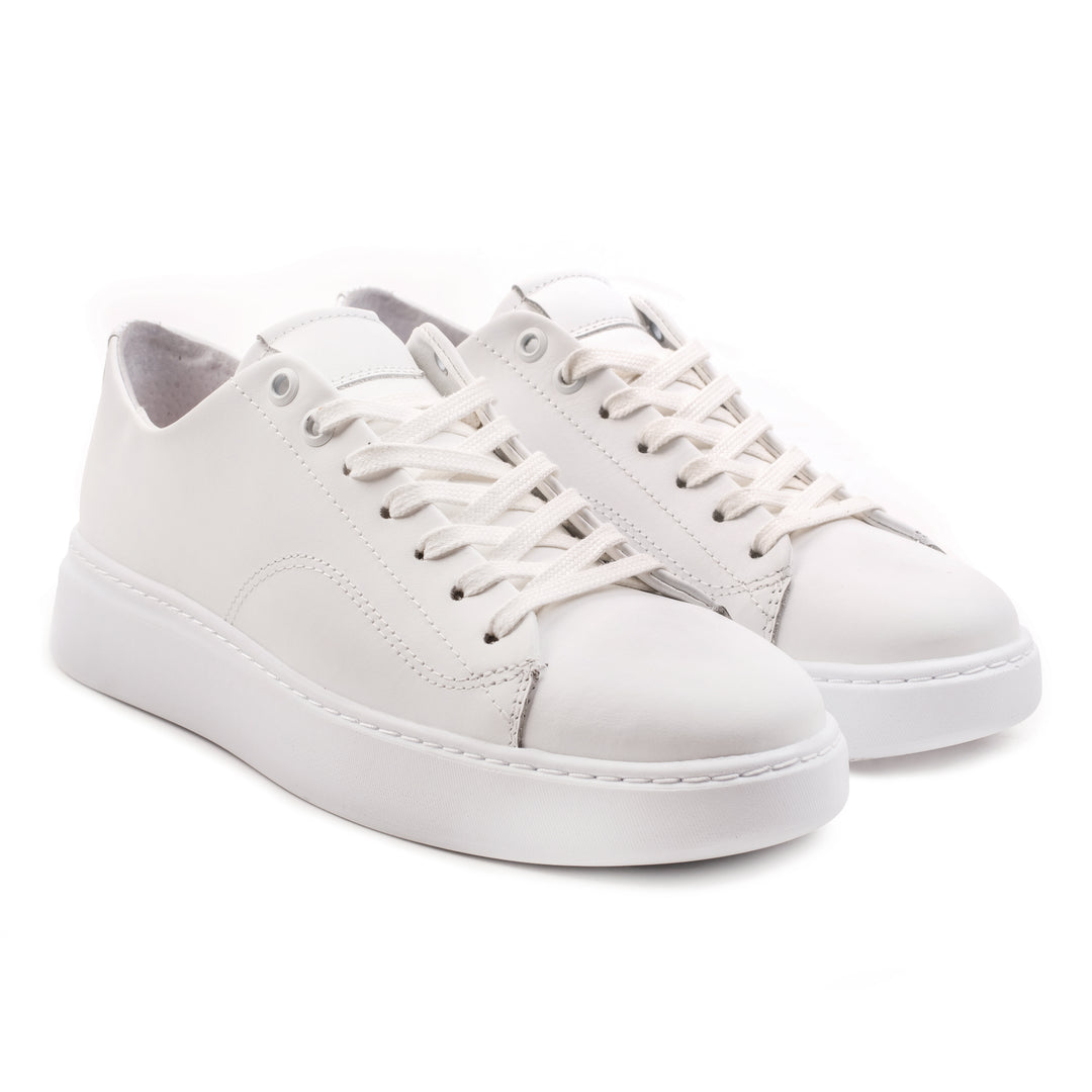 LUCY BASQUETTE White Leather