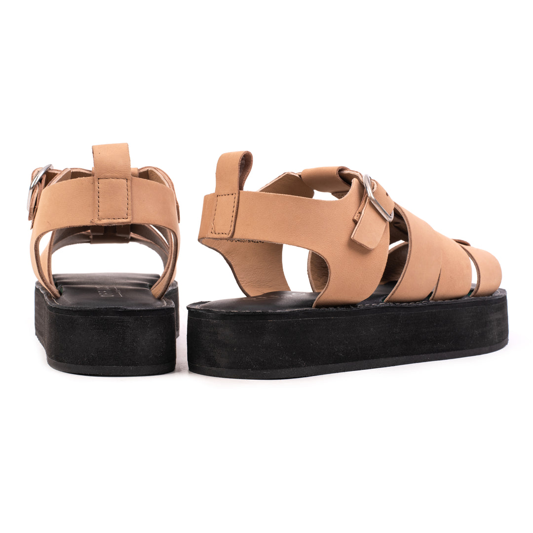 GEEK SANDAL Beige Nubuck