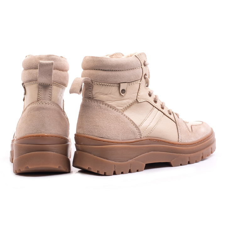 LAGOON LACE BOOT Sand Leather