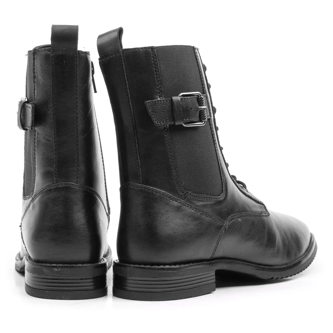 MYSTIC LACE BOOT Black Leather