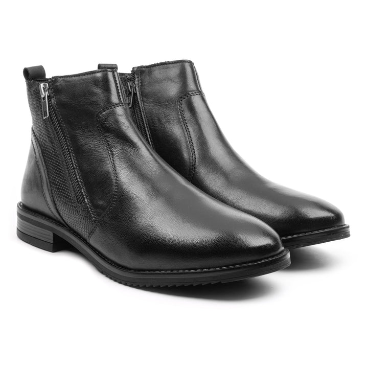 THELMA ANKLE BOOT WOMEN Black Leather