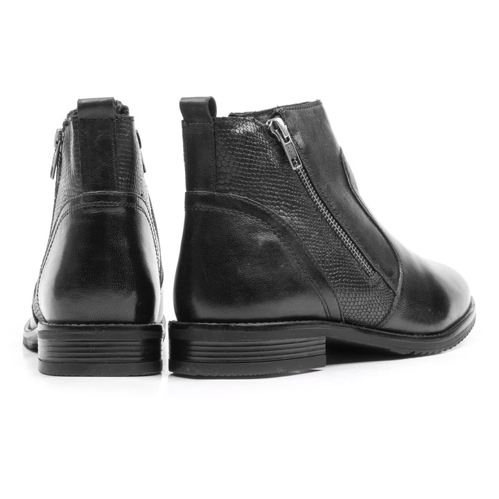 THELMA ANKLE BOOT WOMEN Black Leather