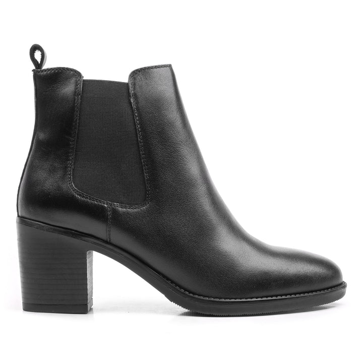 AYLA BOOT Piele Naturală Neagră