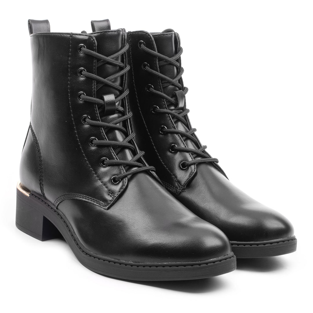 FOUNTAIN LACE BOOT Black