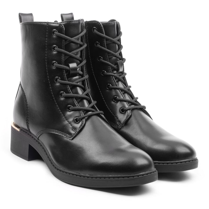 FOUNTAIN LACE BOOT Black