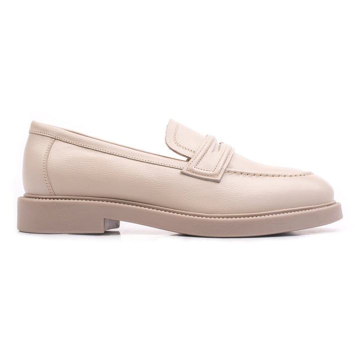 ANGEL LOAFER Off White Leather