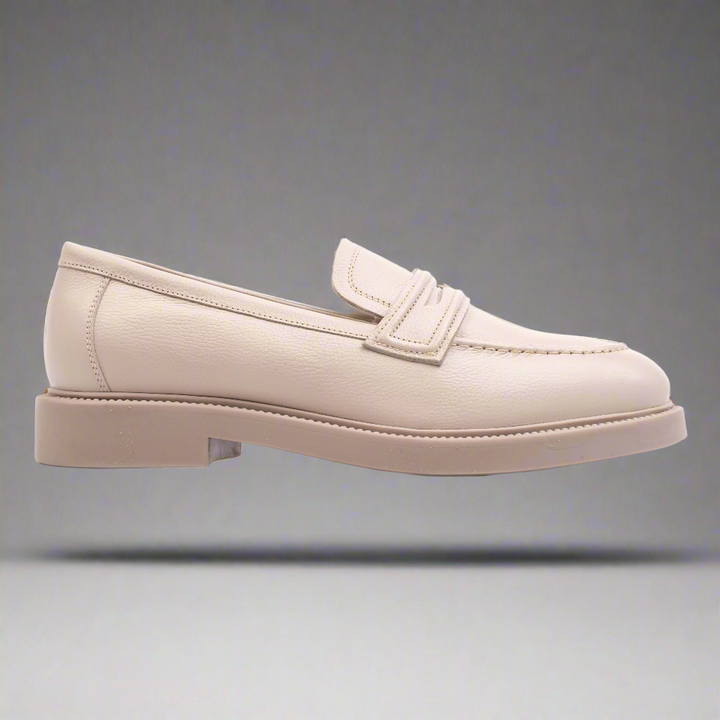 ANGEL LOAFER Off White Leather