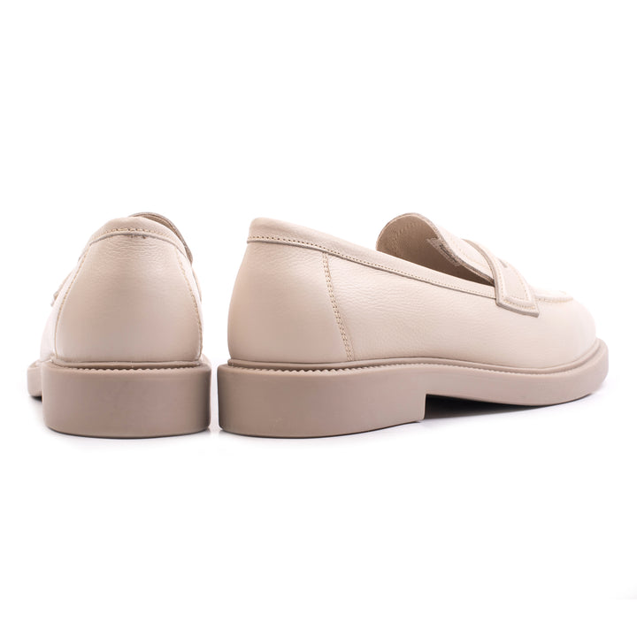 ANGEL LOAFER Off White Leather
