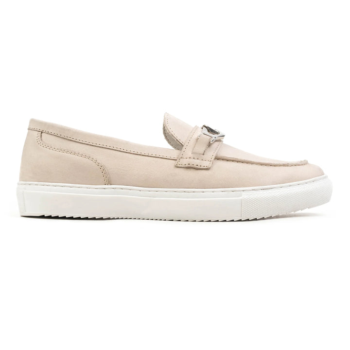 ALFA CHAIN LOAFER Beige Nubuck