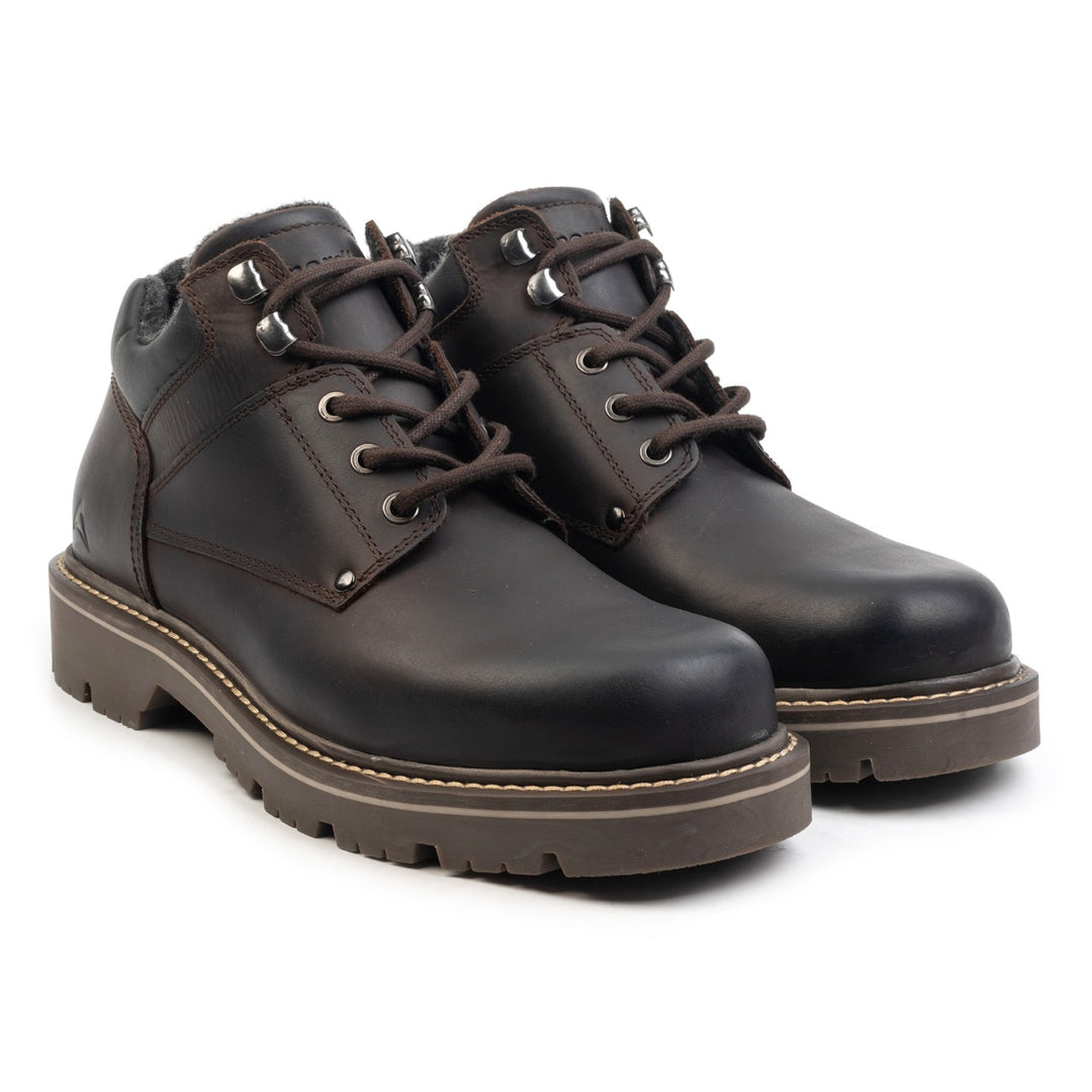 New thunder ankle boot maro închis