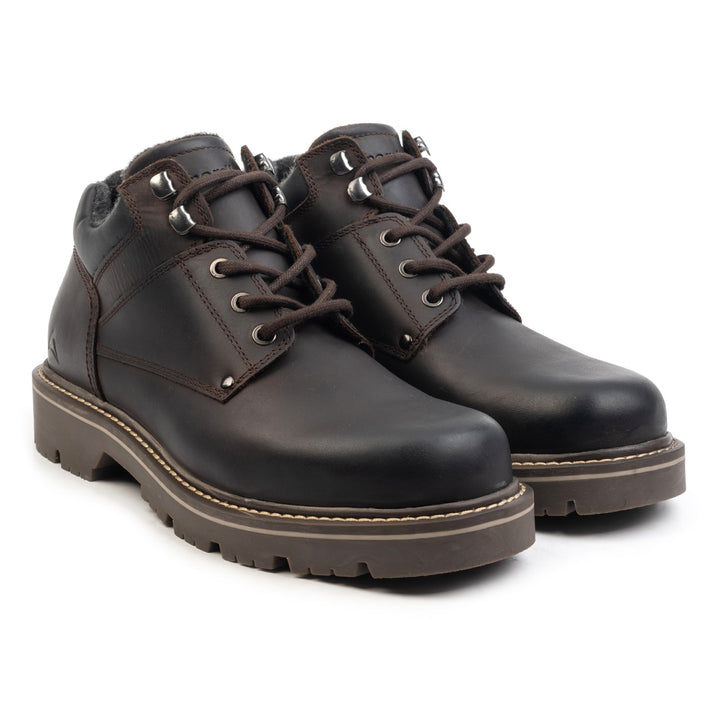 New thunder ankle boot maro închis