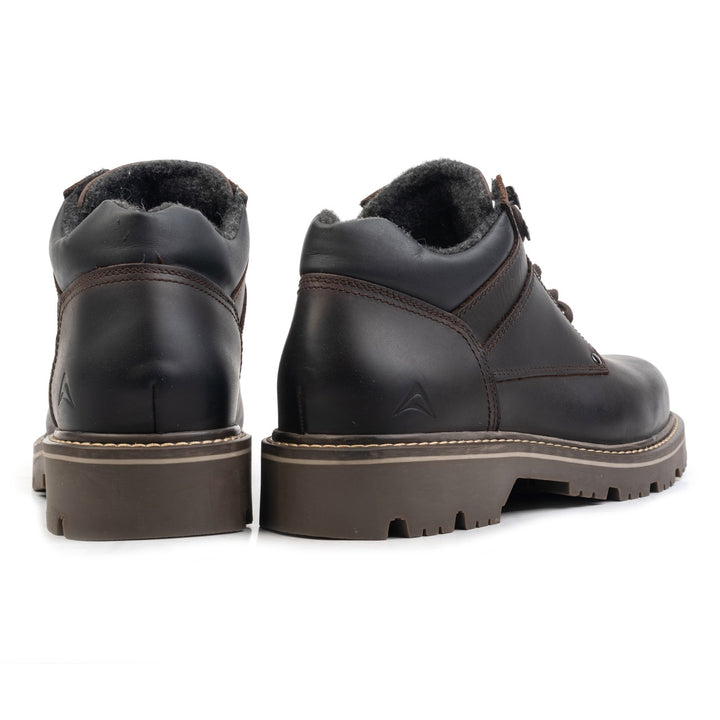 New thunder ankle boot maro închis