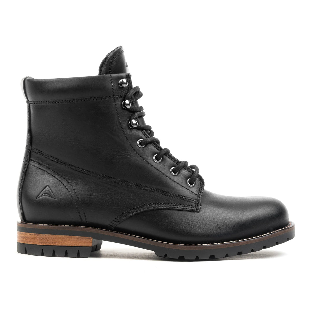 GORDON MID BOOT Black Leather