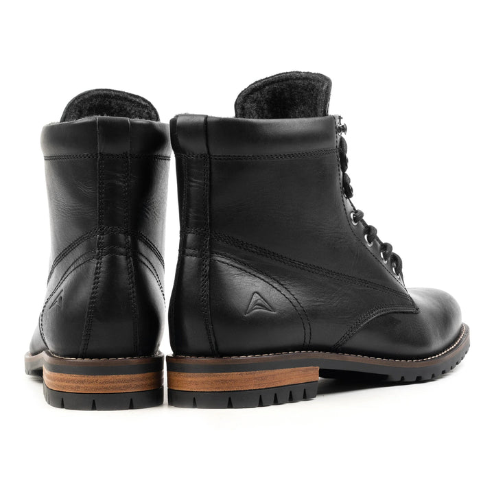 GORDON MID BOOT Black Leather