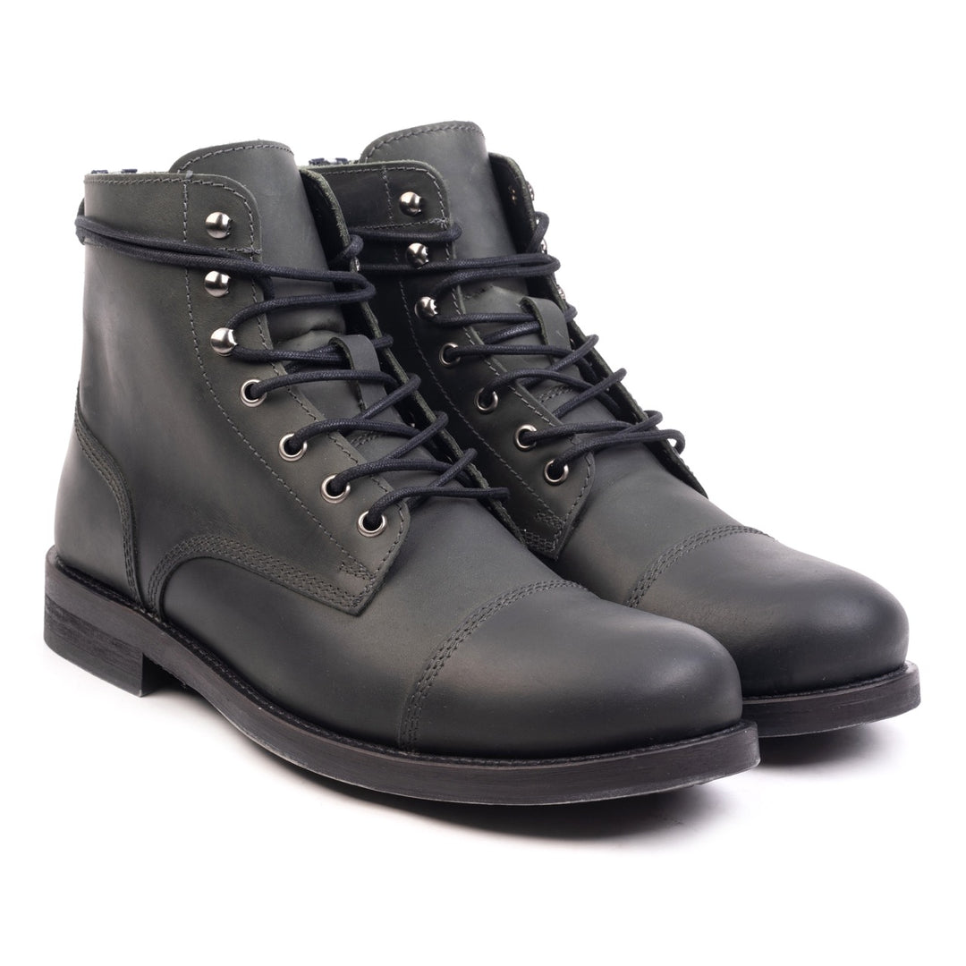 Beret toe cap boot army