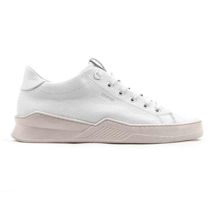ESKO CITY LOW White Leather Milled