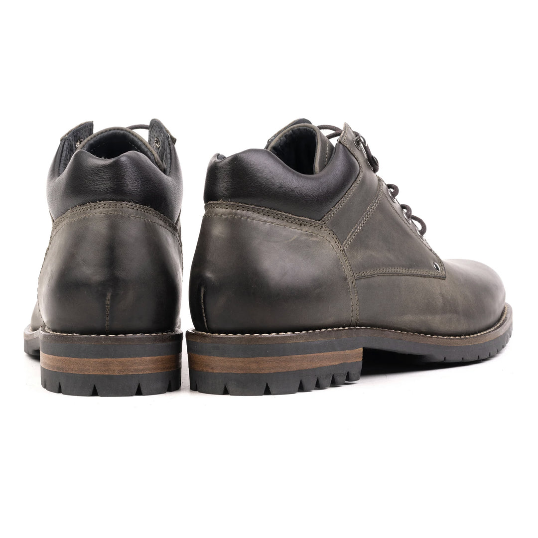GORDON WAGONEER ANKLE BOOT Khaki Leather Pull Up