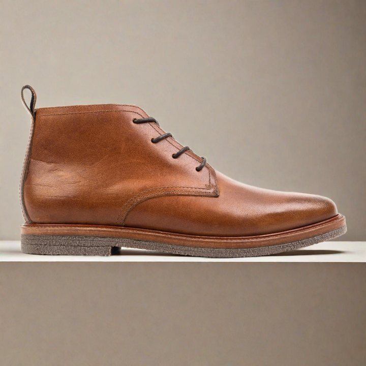 OSVALDO DERBY ANKLE Boot Cognac