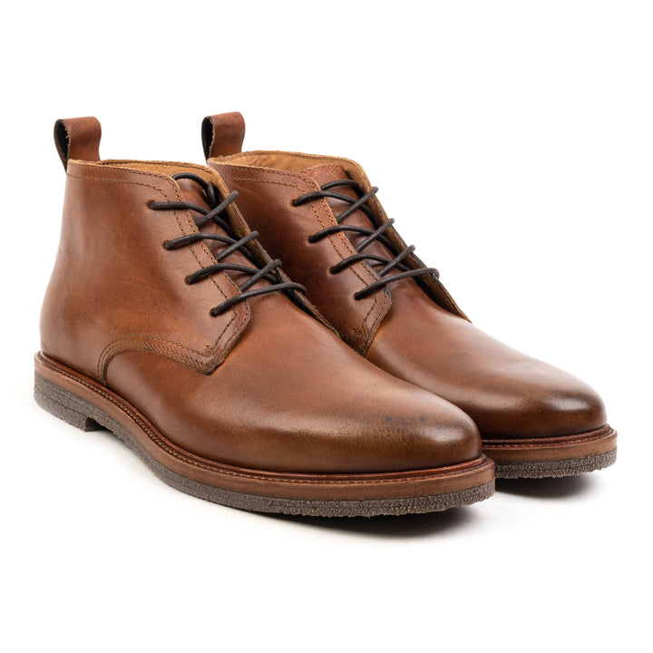 OSVALDO DERBY ANKLE Boot Cognac