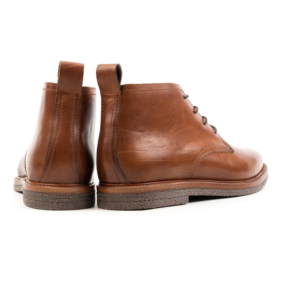 OSVALDO DERBY ANKLE Boot Cognac