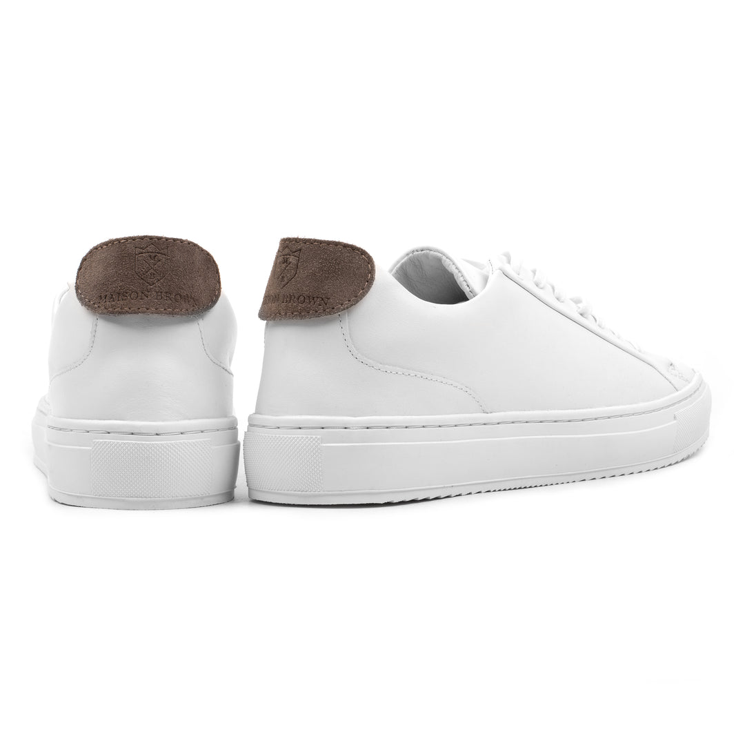 SORREN VELCRO LOW TOP White Leather