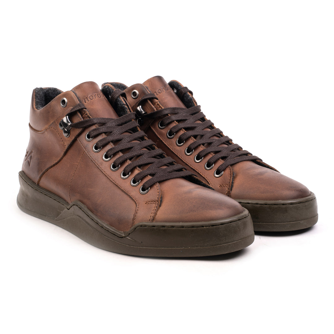 ALLIN ALPINA MID Tan Leather