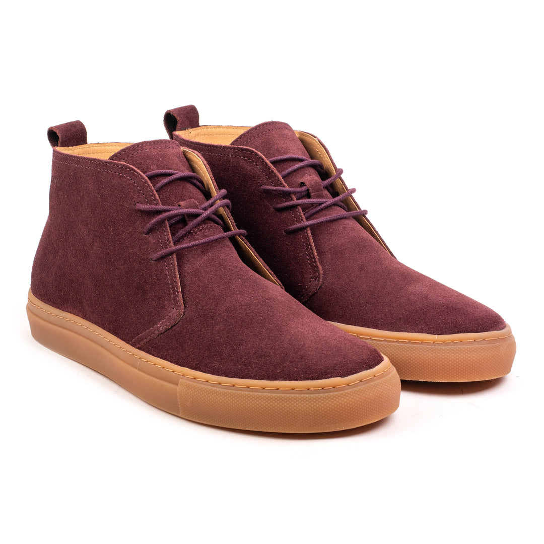 VENETO CHUCKA BOOT Bordo Suede