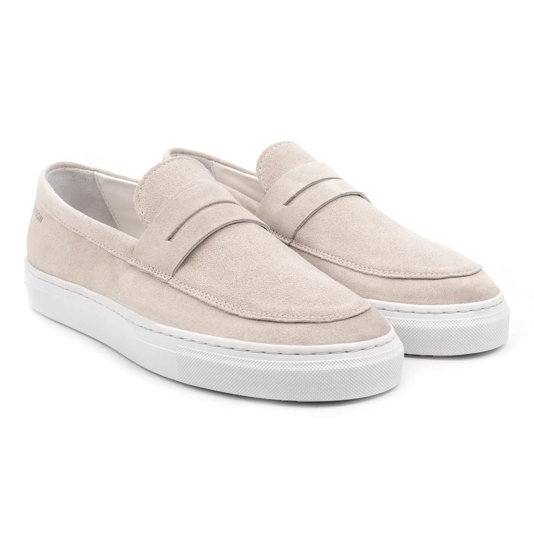 MALTON LOAFER SADDLE  Ice Suede