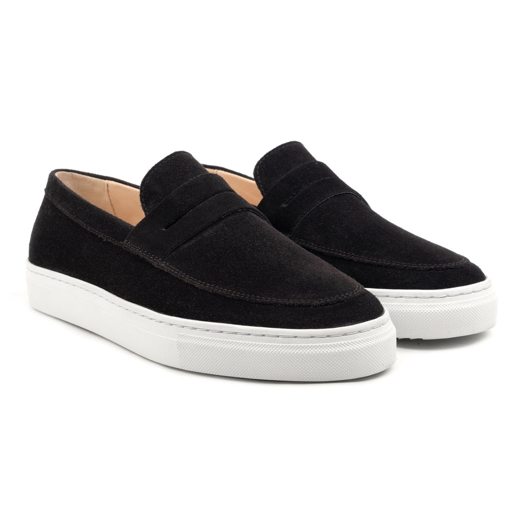Malton loafer saddle maro închis