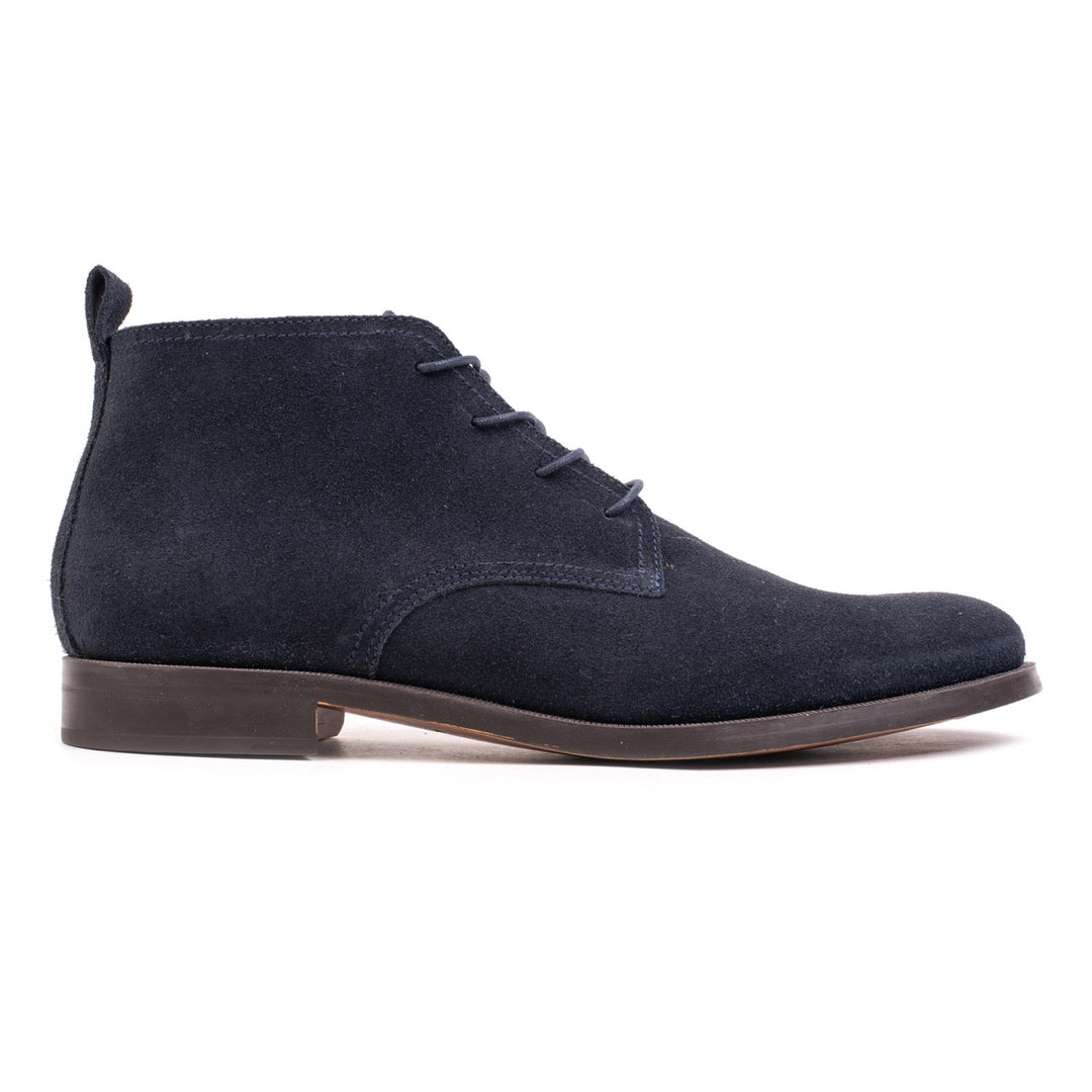 Camo ankle boot bleumarin