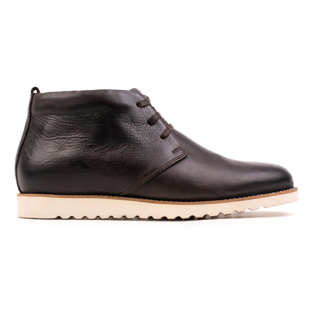 RAVAL CHUKKA Dk Brown Leather Milled