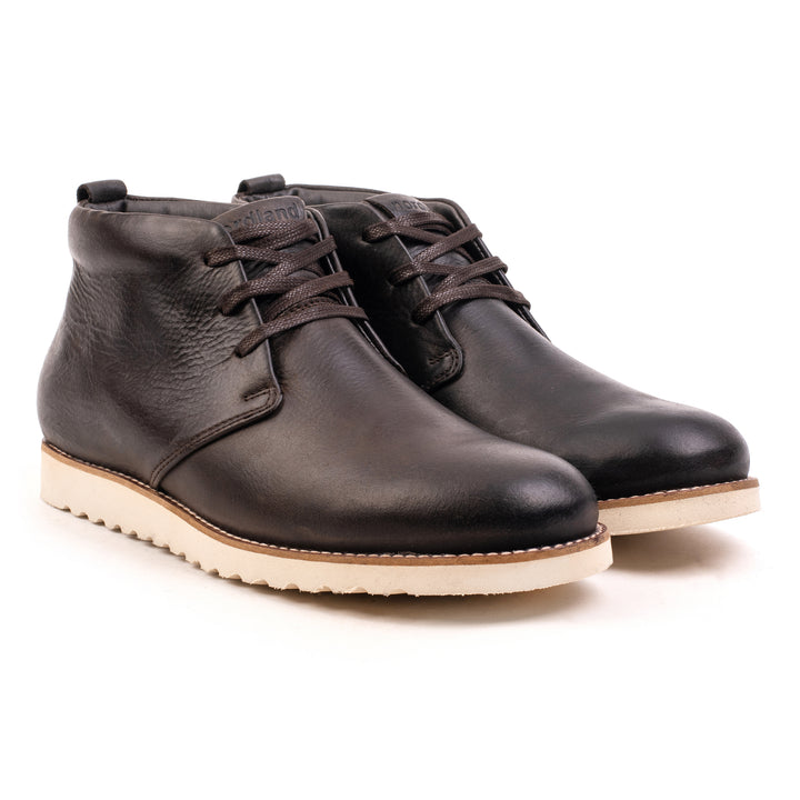 RAVAL CHUKKA Dk Brown Leather Milled