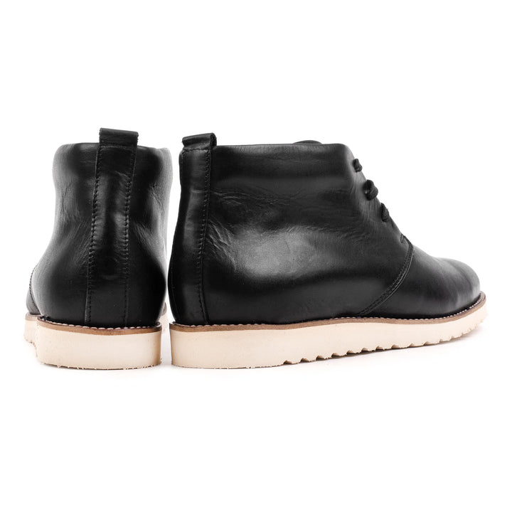 RAVAL CHUKKA Black Leather