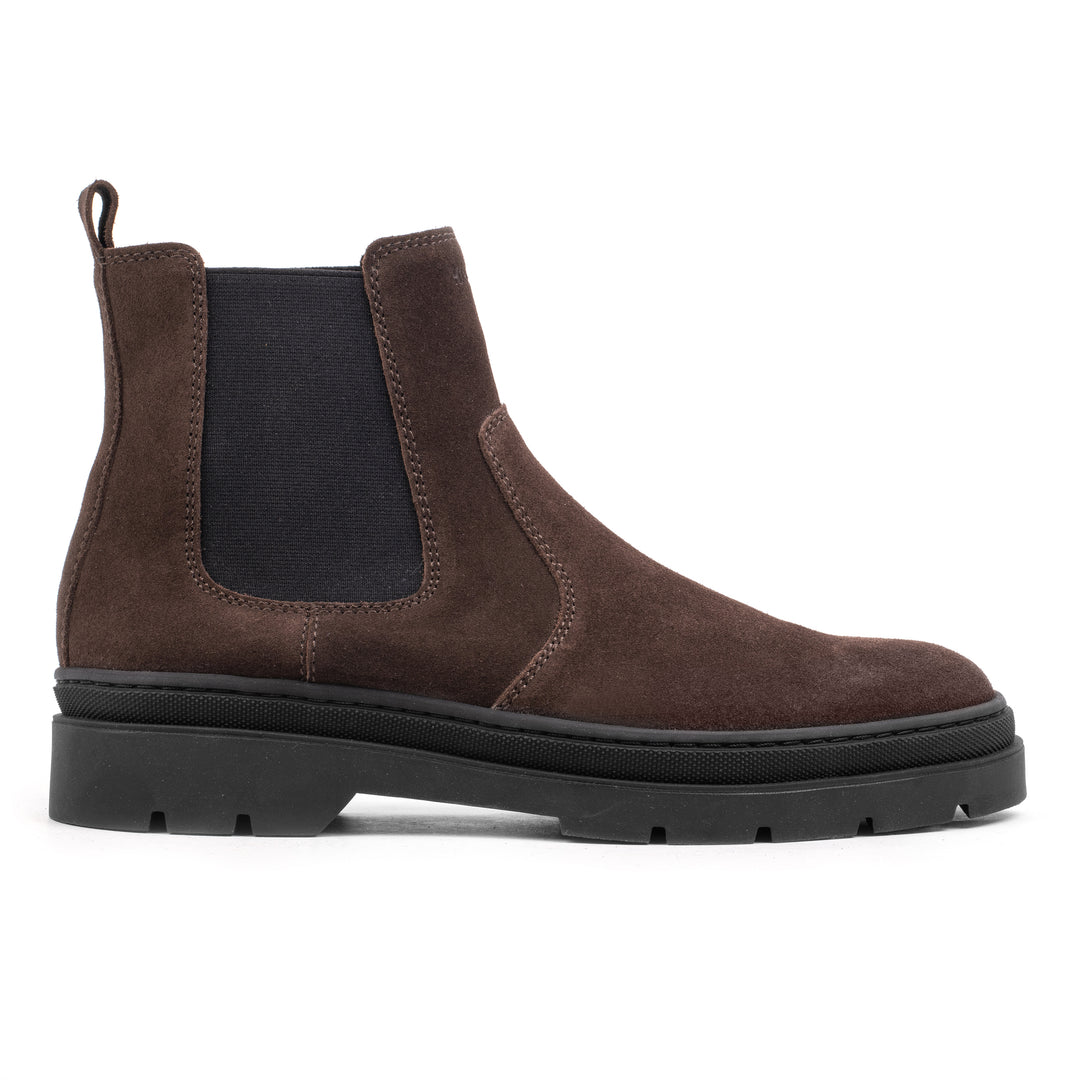 ELON CHELSEA Dk Brown Suede