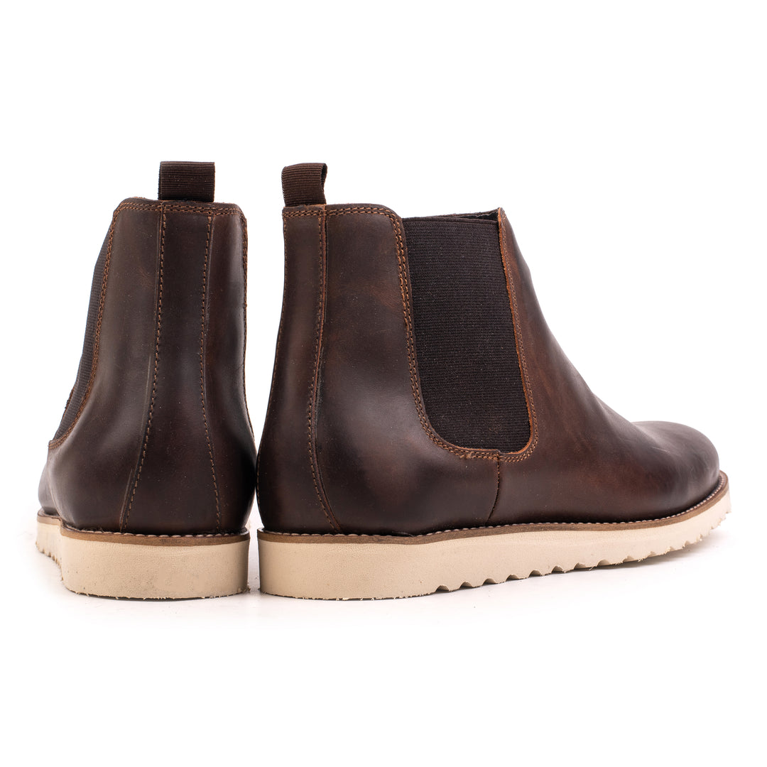 RAVAL CHELSEA BOOT Bruciato Waxed Leather
