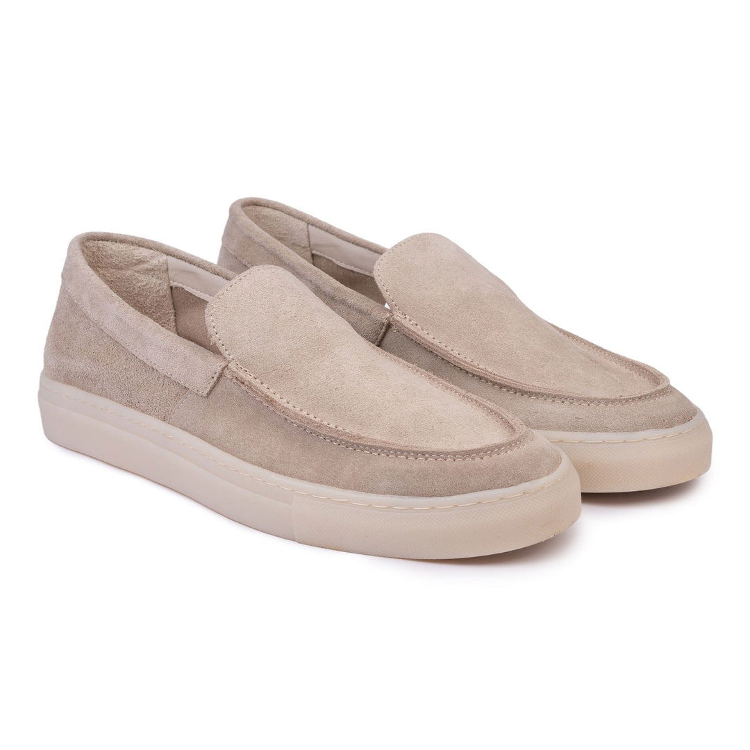 AVRID LOAFER Ecru Suede