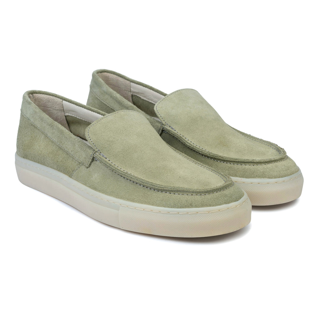 AVRID LOAFER Green Suede