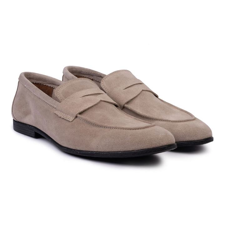 LARS LOAFER Stone Suede