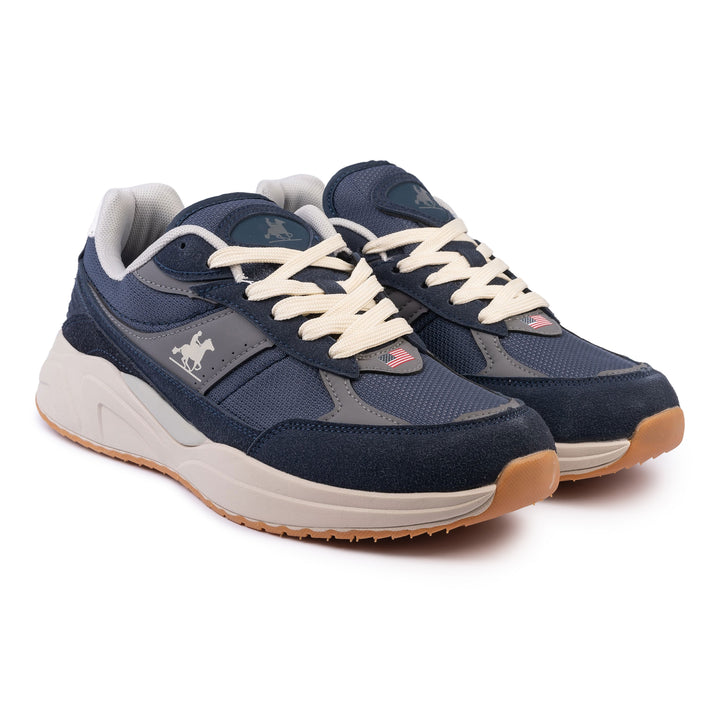 HAIG SNEAKER Navy Velours